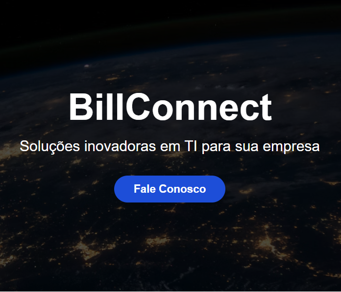 BillConnect — Site Empresarial (prévia do projeto)